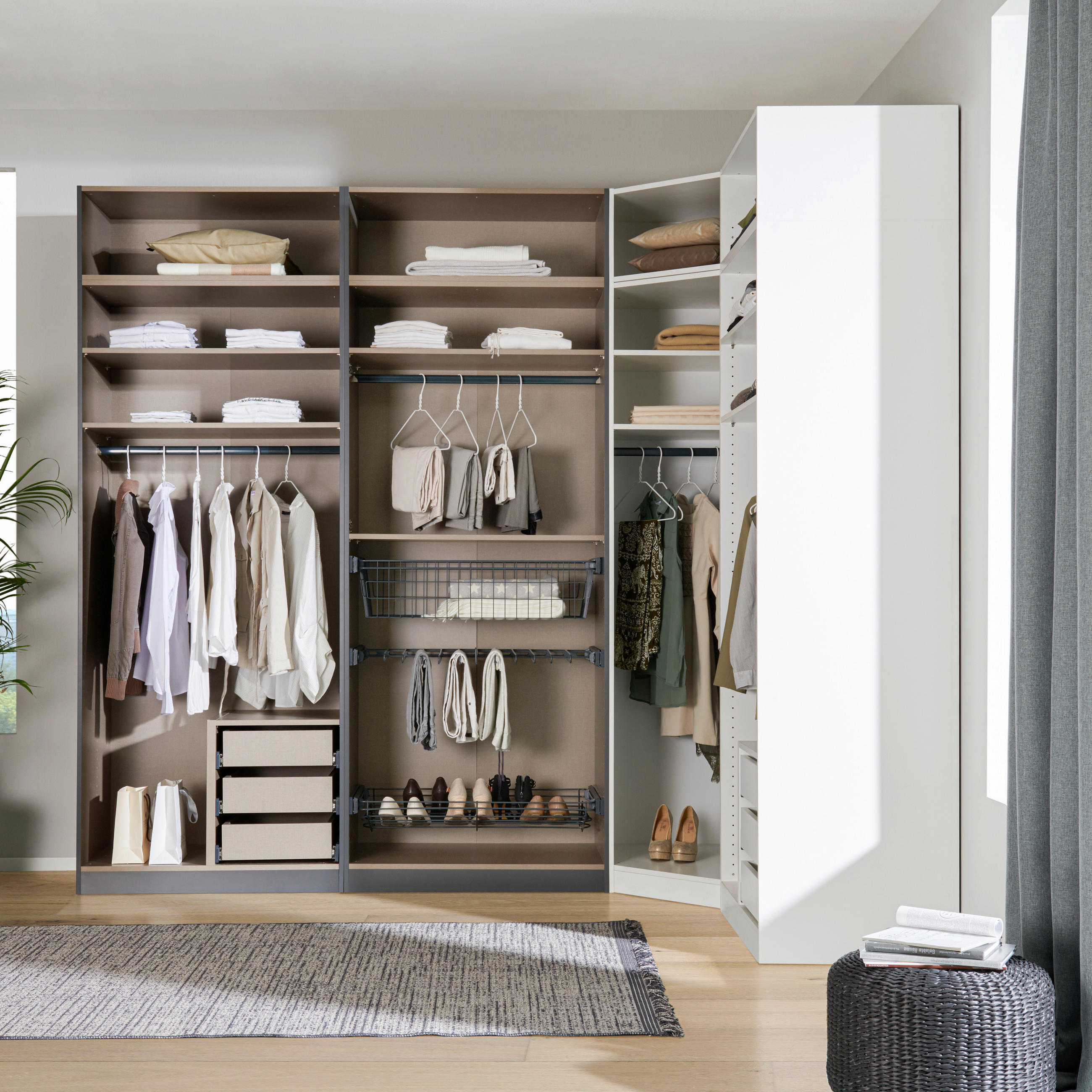 SCHUBLADE 87,9/14/53 cm   - Braun, Holzwerkstoff (87,9/14/53cm) - Hom`in