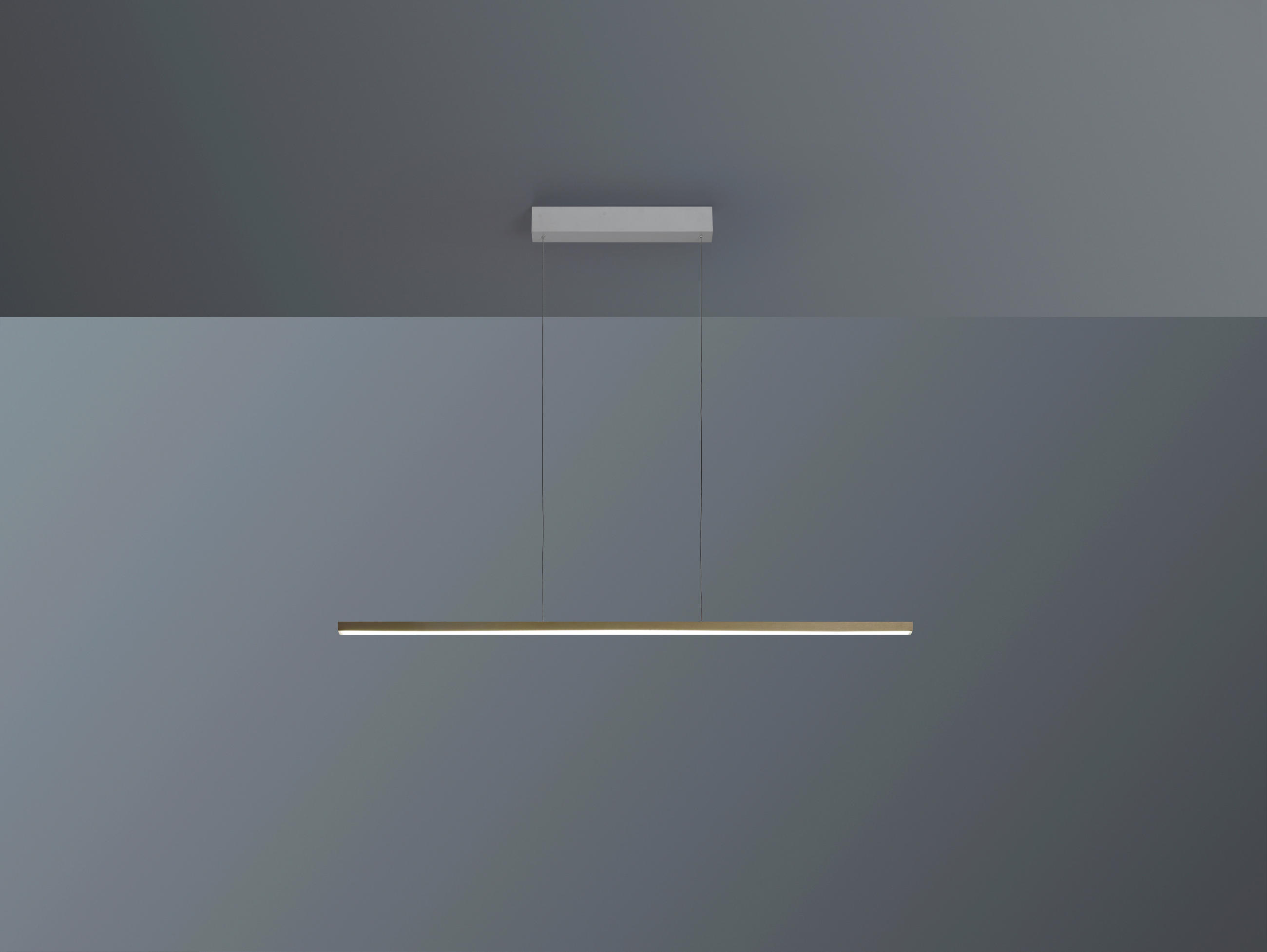 LED-HÄNGELEUCHTE 115/5/140 cm  - Platinfarben, Design, Metall (115/5/140cm) - BOPP