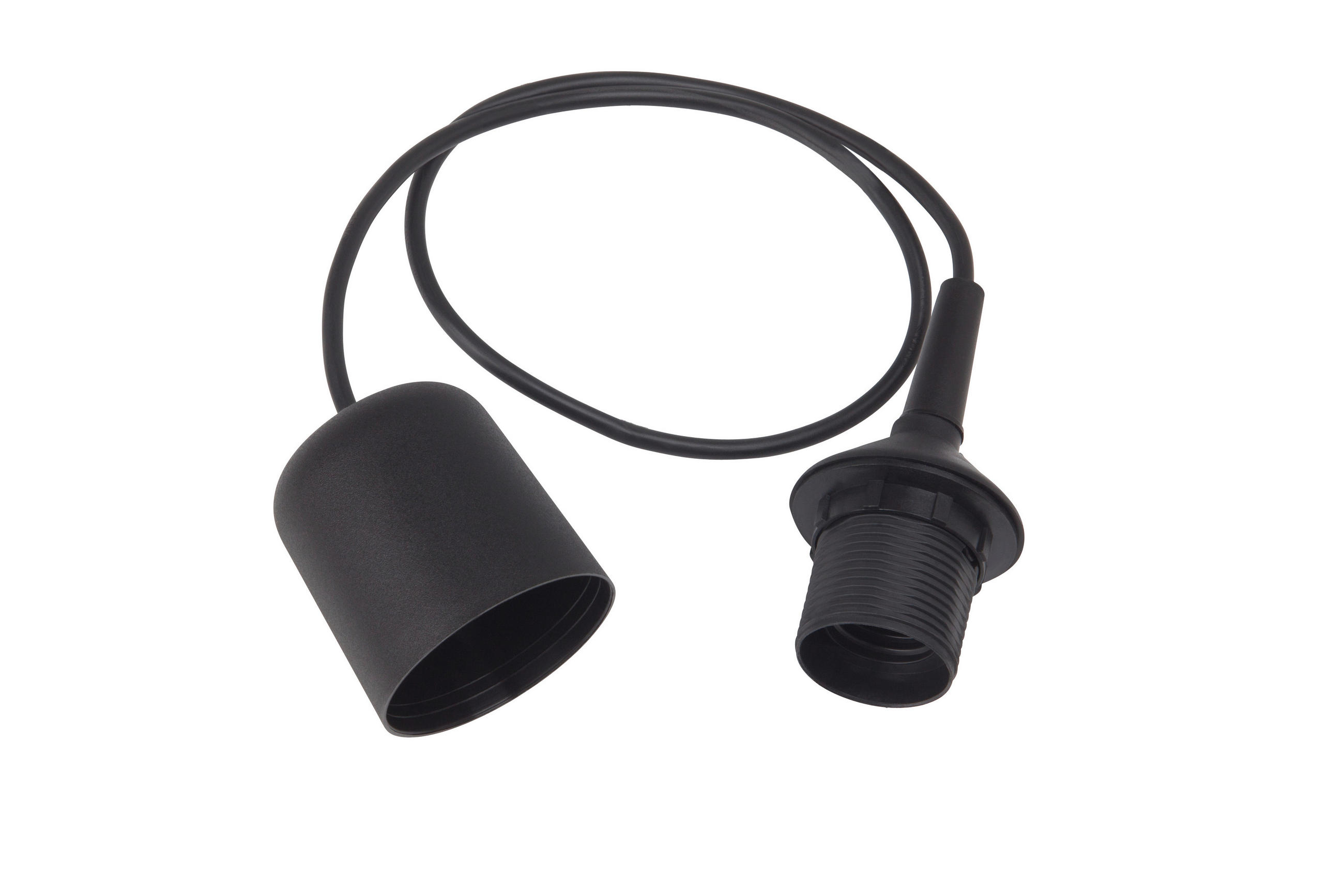 SCHNURPENDEL 7,4/75 cm   - Schwarz, Basics, Kunststoff (7,4/75cm)