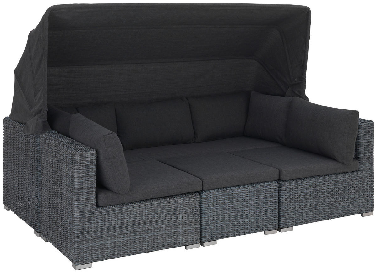 Mobilier Terasă Și Lounge   228/70/84 cm  - gri, Romantik / Landhaus, plastic/metal (228/70/84cm) - Ambia Garden