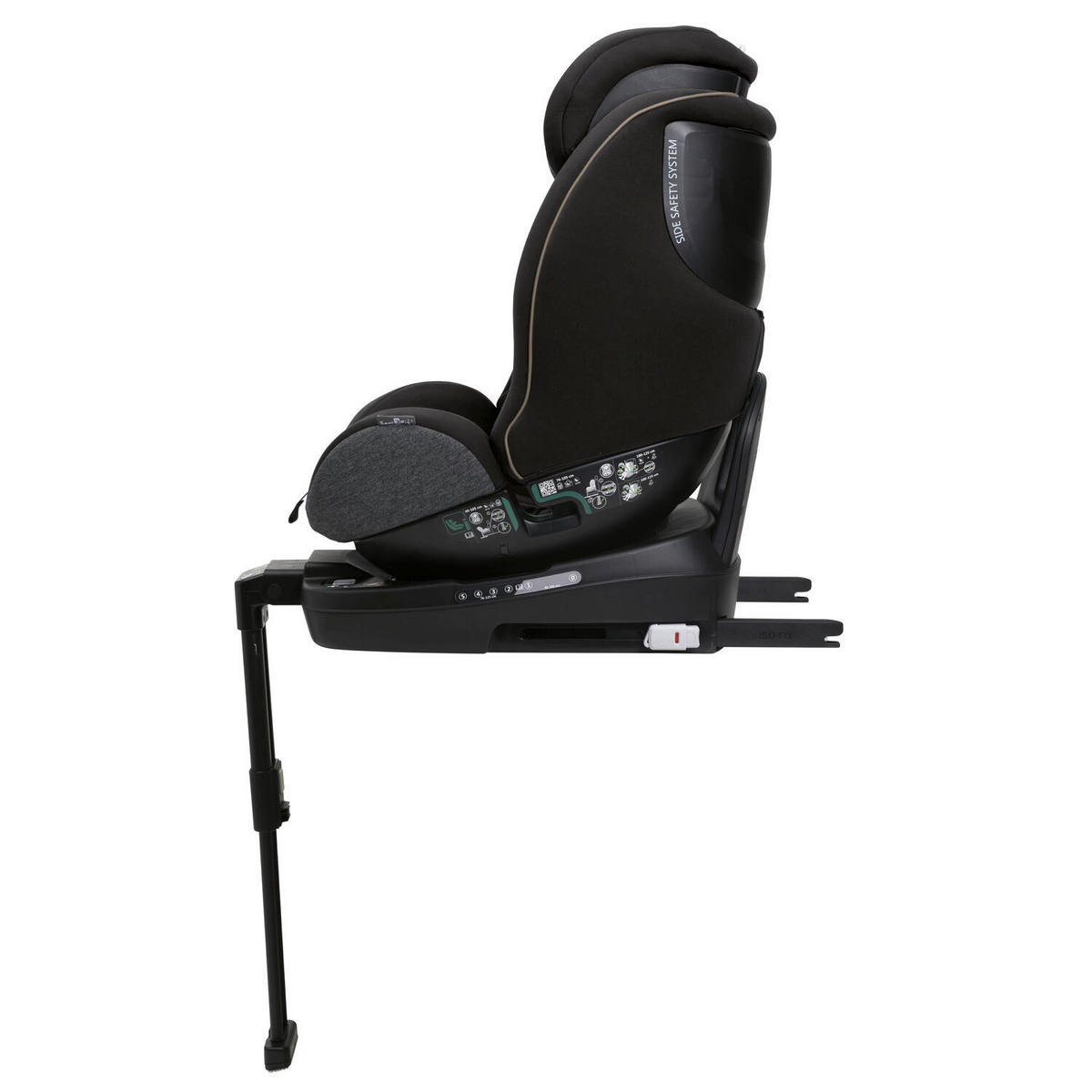 KINDERAUTOSITZ SEAT3FIT IS AIR  - Schwarz, Basics (49/44/61cm) - Chicco