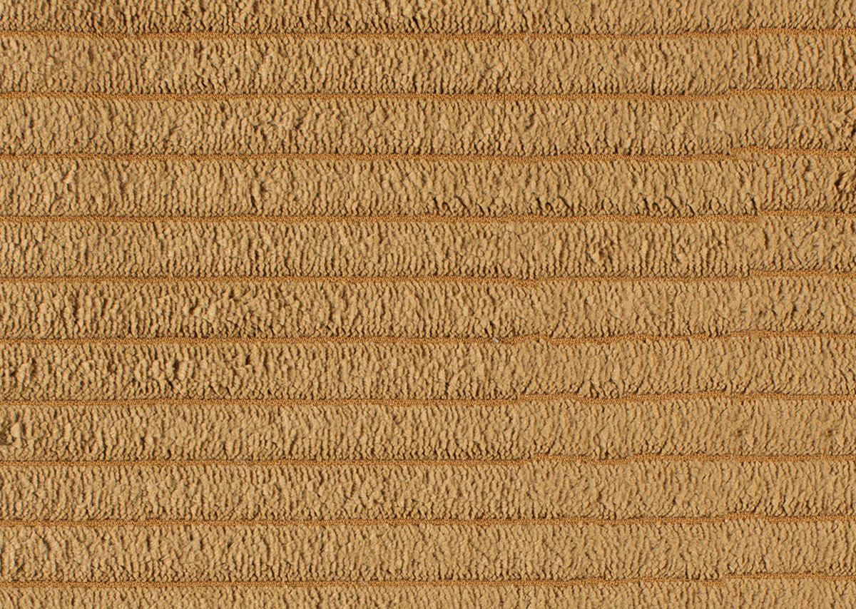 WOHNLANDSCHAFT in Cord, Velours Currygelb  - Currygelb/Schwarz, Design, Kunststoff/Textil (160/311/205cm) - Xora
