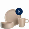 KOMBISERVICE ROMA 6-teilig  - Beige, KONVENTIONELL, Keramik (25,00/26,00/22,50cm) - Leonardo