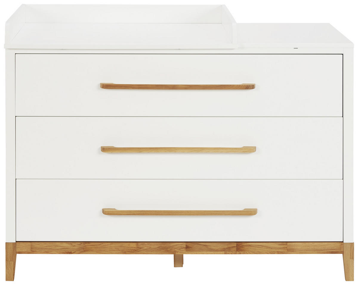 PREBAĽOVACÍ NADSTAVEC, 135/18/77 cm - biela, Design, drevo/kompozitné drevo (135/18/77cm) - Jimmylee