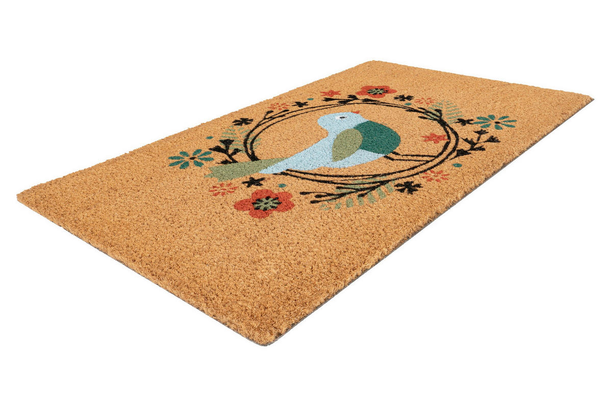 DVEŘNÍ ROHOŽKA, 40/60 cm světle hnědá - světle hnědá, Basics, textil (40/60cm) - Kayoom