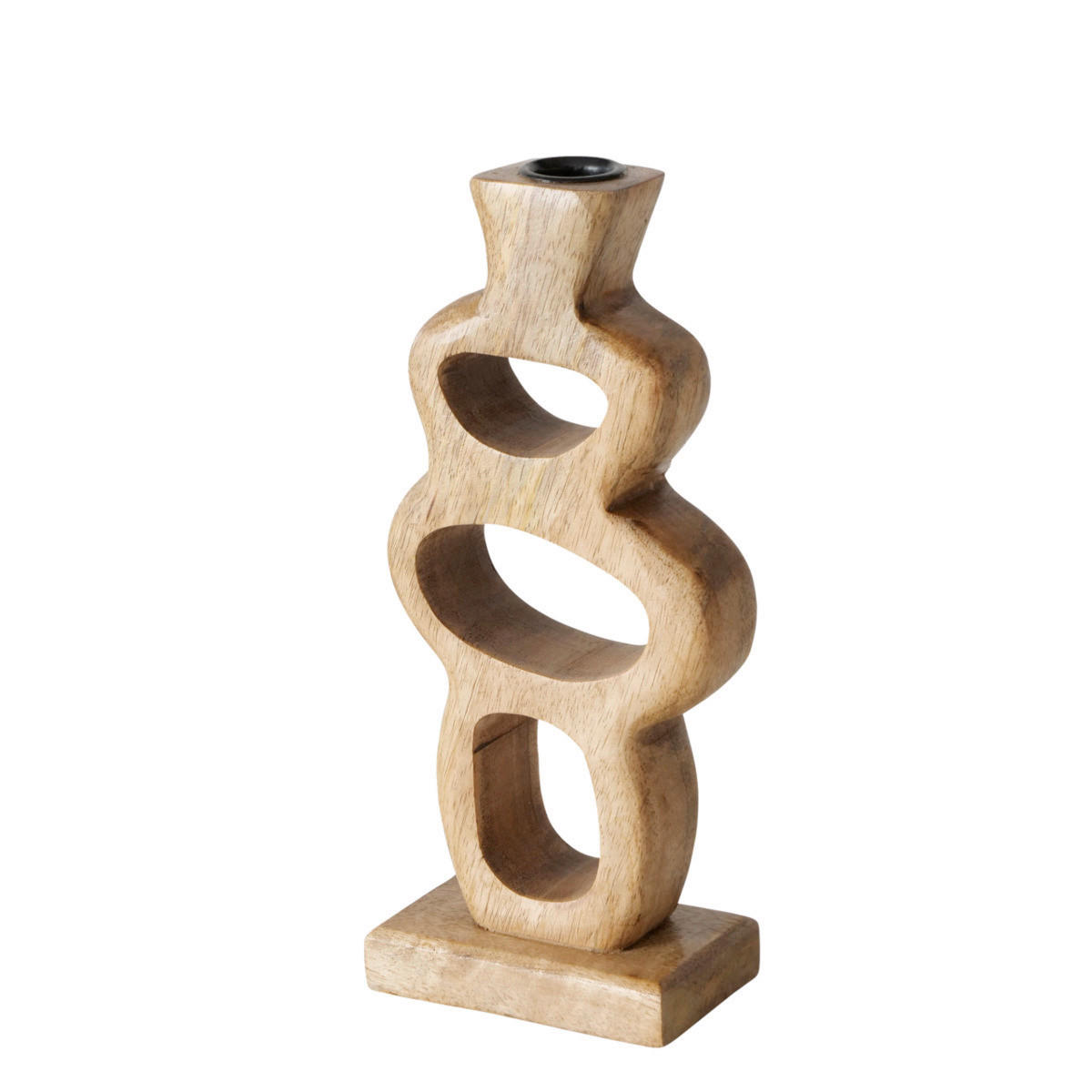 STOJAN NA SVÍČKY  dřevo - Design, dřevo (10/6/26cm)