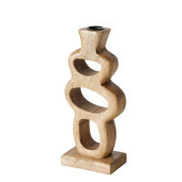 STOJAN NA SVÍČKY  dřevo - Design, dřevo (10/6/26cm)
