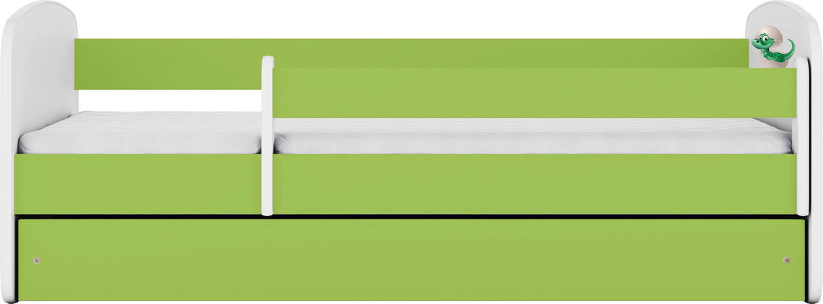 KINDER-/JUNIORBETT - Birkefarben/Weiß, MODERN, Holz/Holzwerkstoff (80/160cm) - MID.YOU