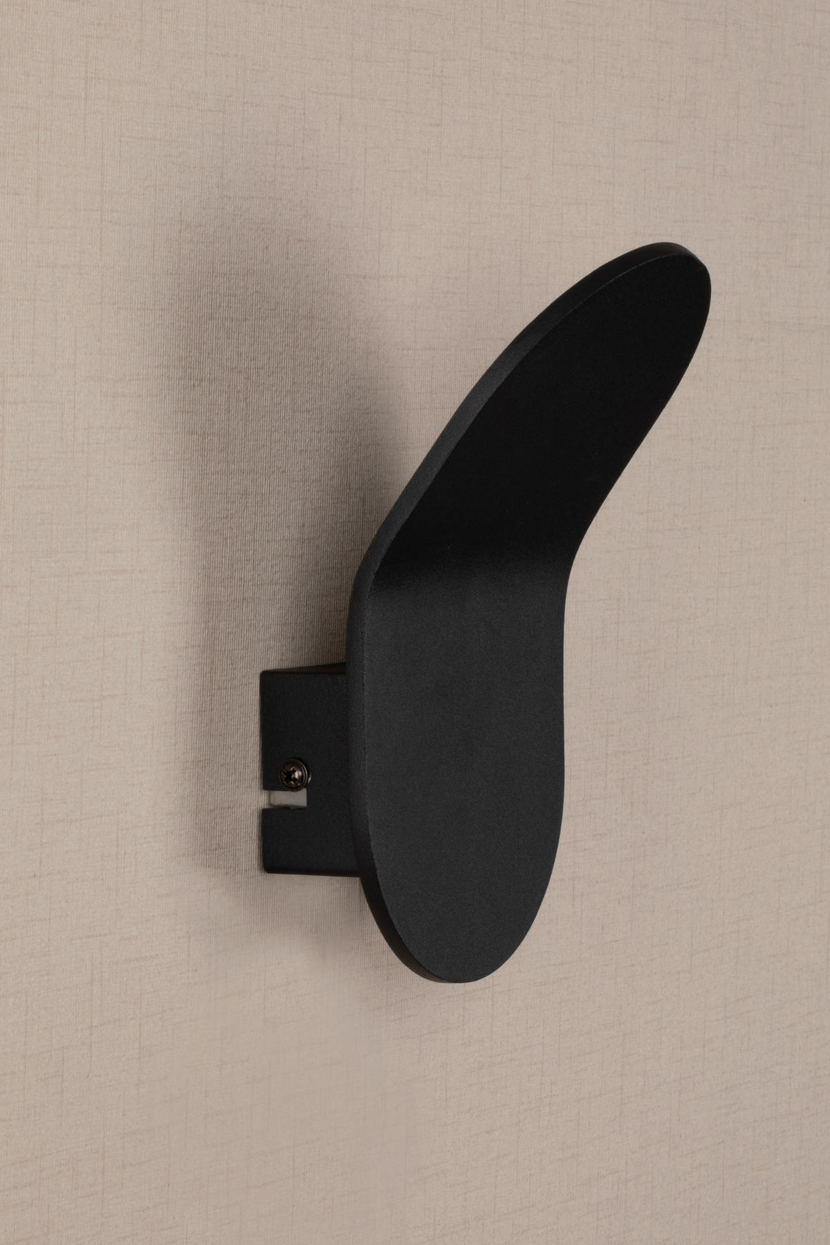 LED-WANDLEUCHTE 17,7/10/9,8 cm   - Schwarz, Trend, Metall (17,7/10/9,8cm) - Novel