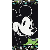 DUSCHTUCH MICKEY MOUSE MM 70/140 cm  - Schwarz, Trend, Textil (70/140cm) - Disney