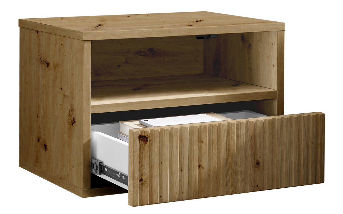 NACHTSCHRANK 46/31/32 cm  - Eiche Artisan, KONVENTIONELL, Holzwerkstoff (46/31/32cm) - Boxxx
