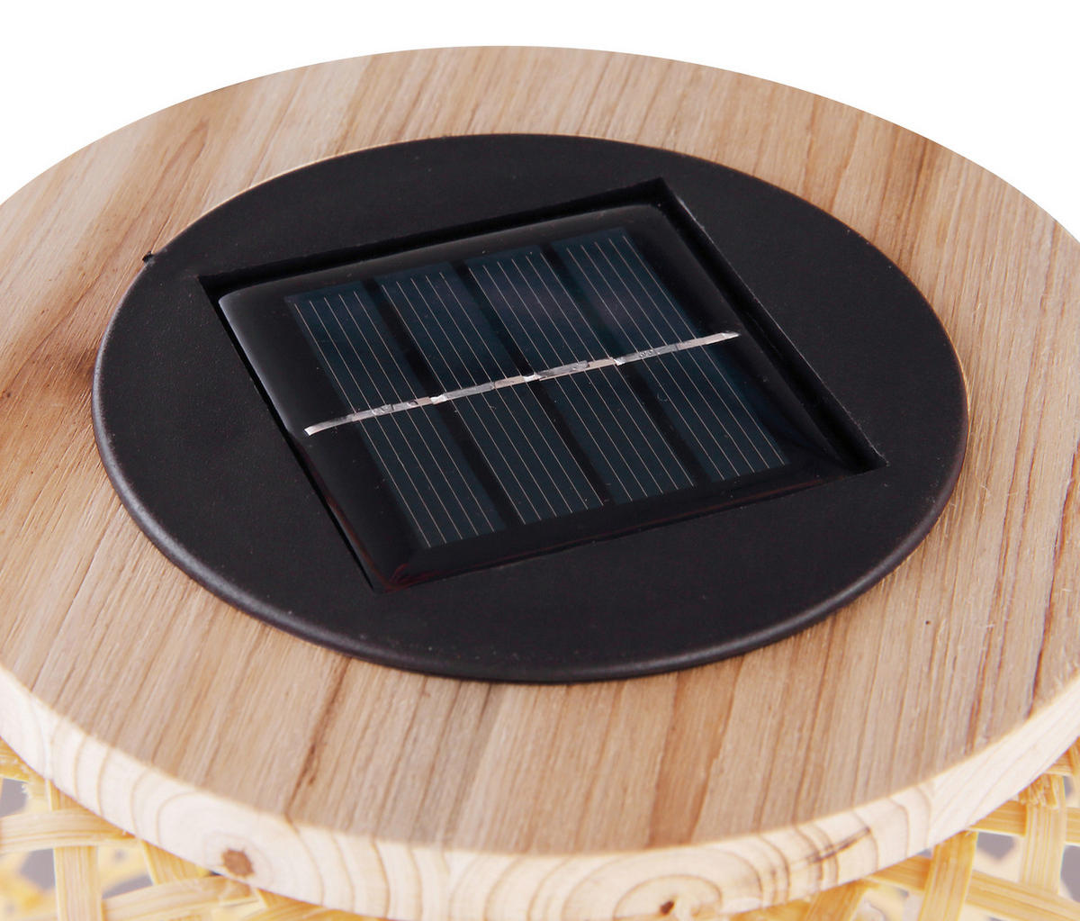 SOLARLEUCHTE  - Naturfarben, Design, Holz/Kunststoff (23/57cm) - Globo