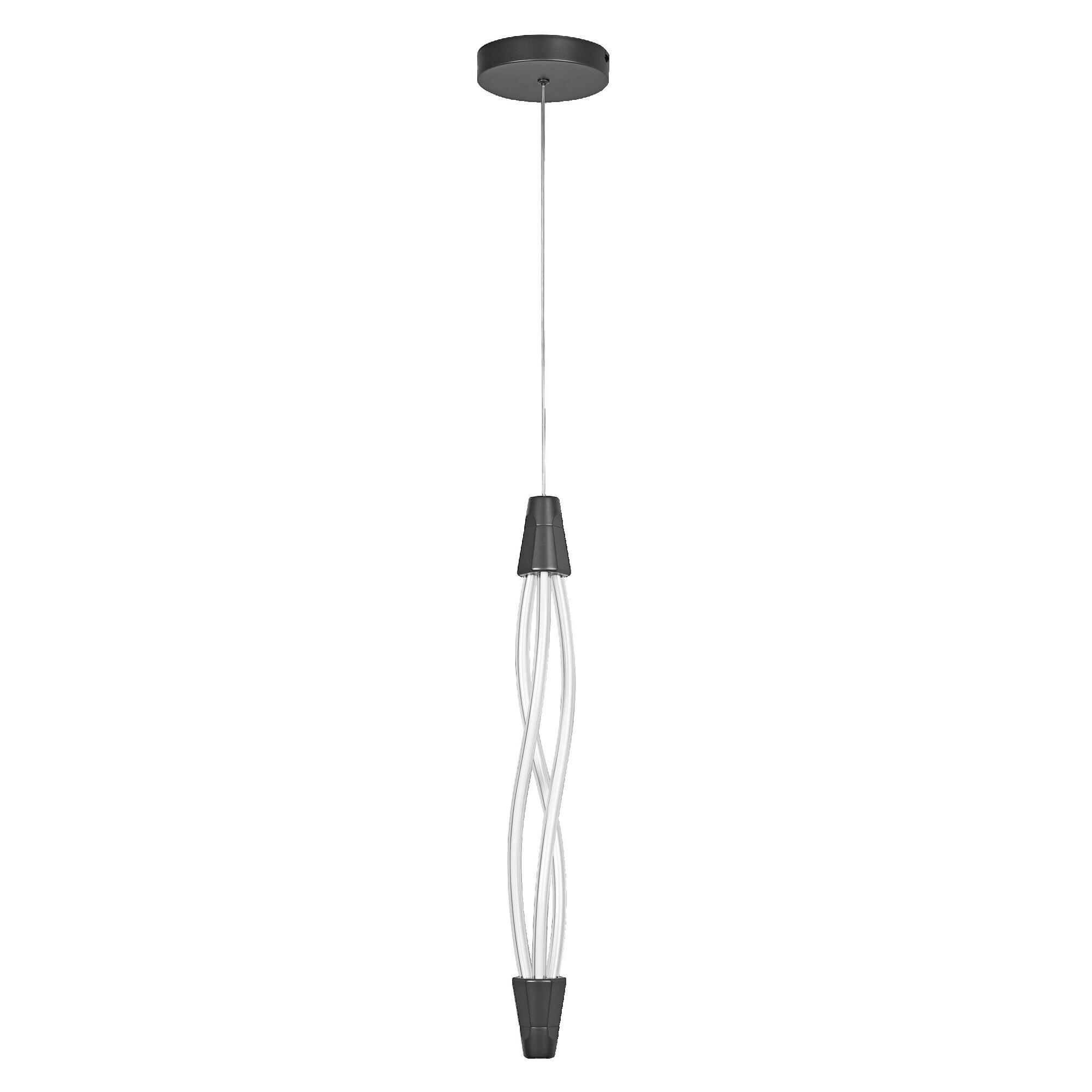 LED-HÄNGELEUCHTE 15/112 cm  - Dunkelgrau, Design, Kunststoff (15/112cm) - Osram