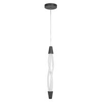 LED-HÄNGELEUCHTE 15/112 cm  - Dunkelgrau, Design, Kunststoff (15/112cm) - Osram