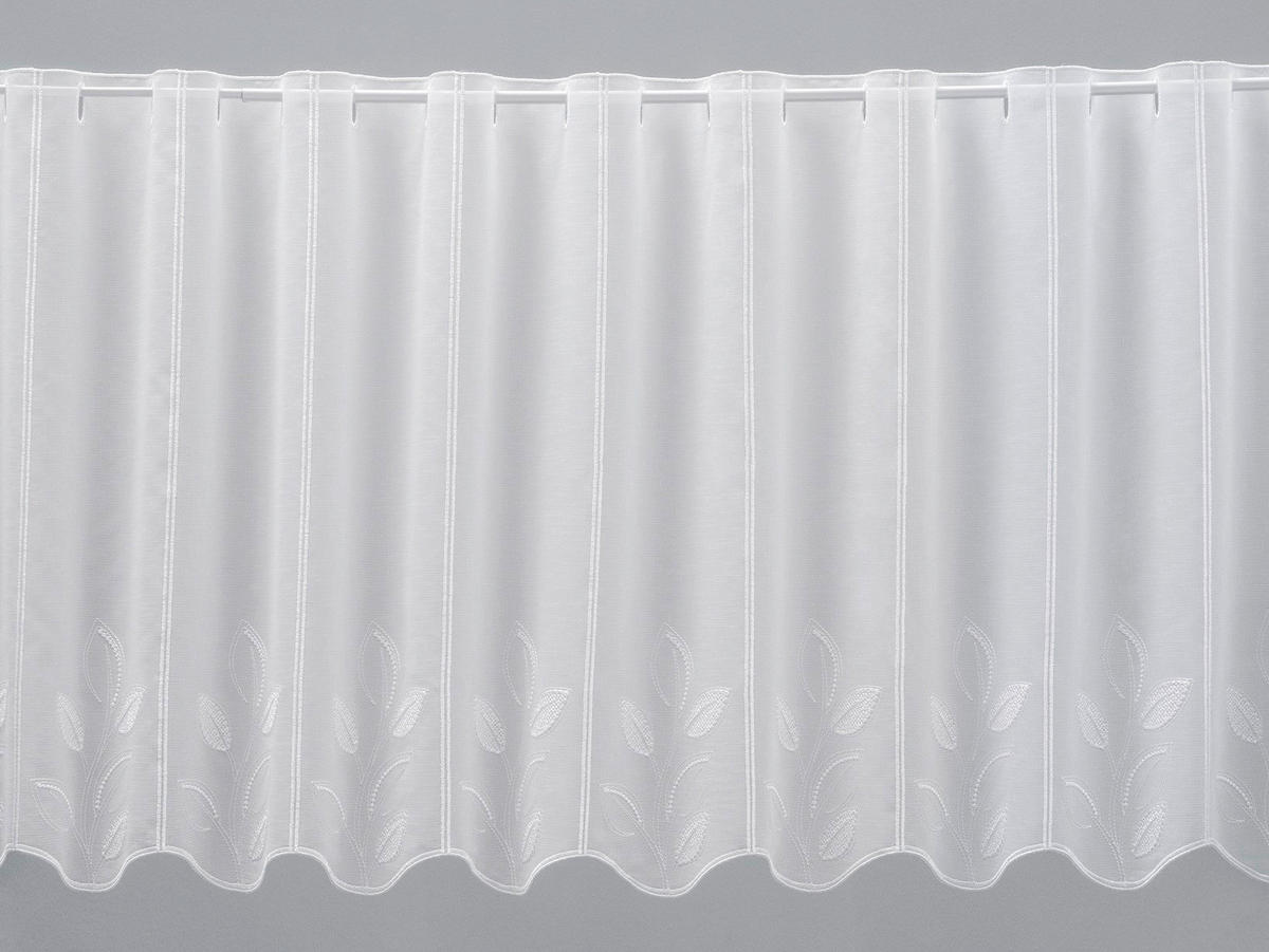 KRATKA ZAVJESA bijela   - bijela, Konvencionalno, tekstil (90cm) - Esposa