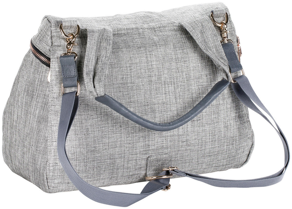 Wickeltasche Glam Rosie Bag  - Anthrazit, Basics, Textil (40/19/30cm) - Lässig