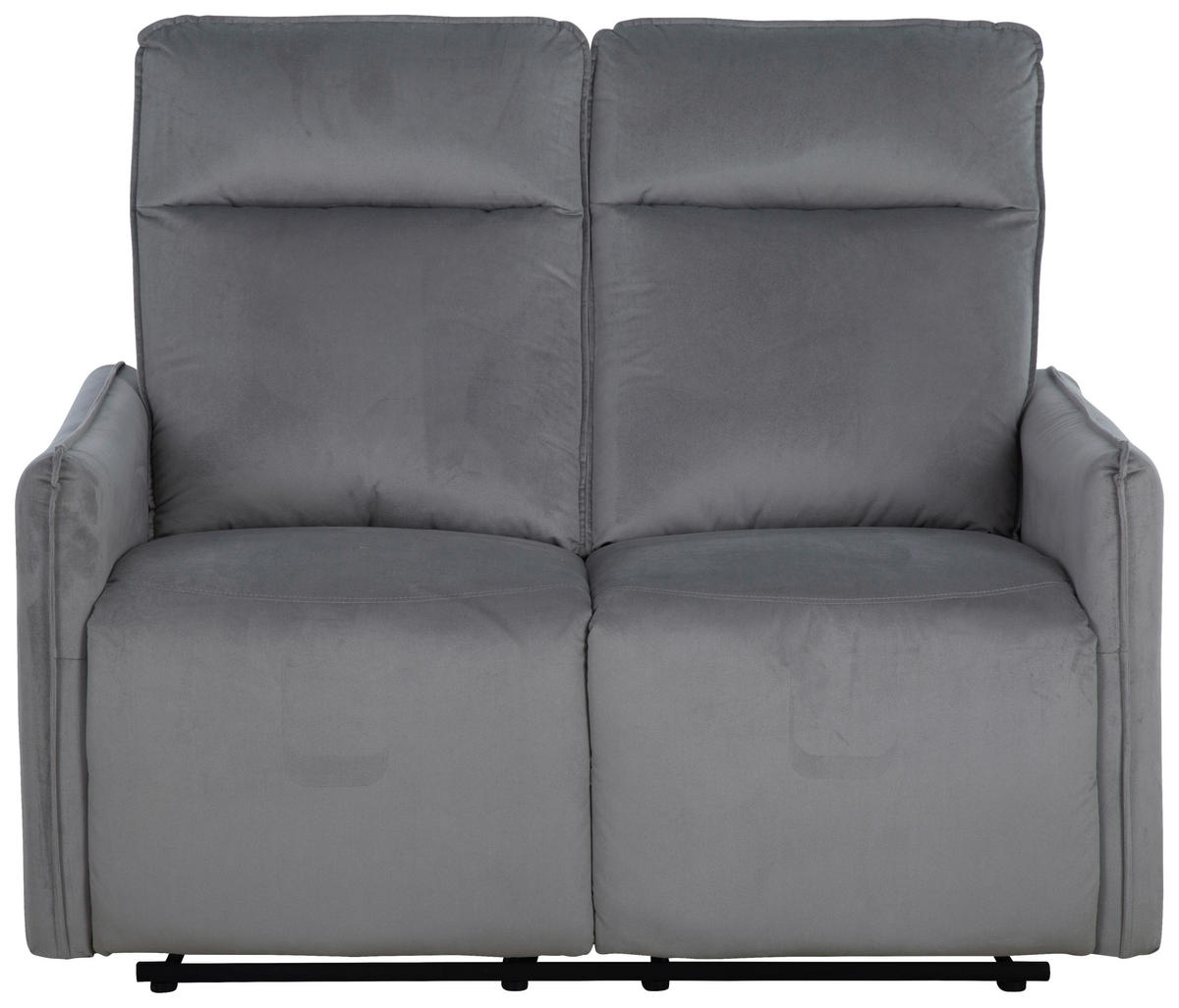 SEDACIA ZOSTAVA, textil, tmavosivá - tmavosivá, Konventionell, kov/textil (72/102/88cm) - P & B