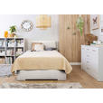 BOXBETT 90/200 cm  in Ecru  - Chromfarben/Ecru, KONVENTIONELL, Kunststoff/Textil (90/200cm) - Carryhome