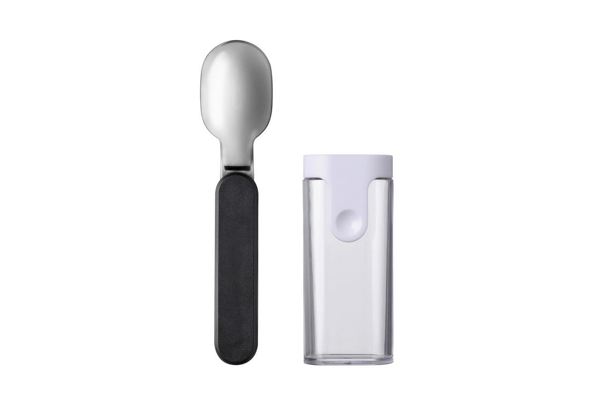 KANÁL - fekete/ezüstszínű, Konventionell, műanyag/fém (14,5/7,4/2,9cm) - Mepal