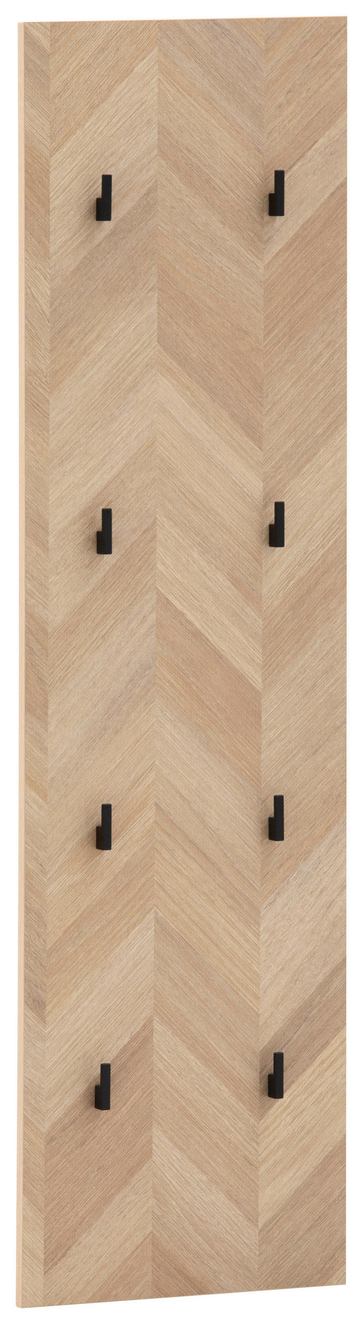 GARDEROBENPANEEL  in 30/110,6/2,6 cm  - Eichefarben, Design, Holzwerkstoff (30/110,6/2,6cm) - MID.YOU