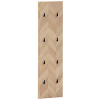 GARDEROBENPANEEL  in 30/110,6/2,6 cm  - Eichefarben, Design, Holzwerkstoff (30/110,6/2,6cm) - MID.YOU