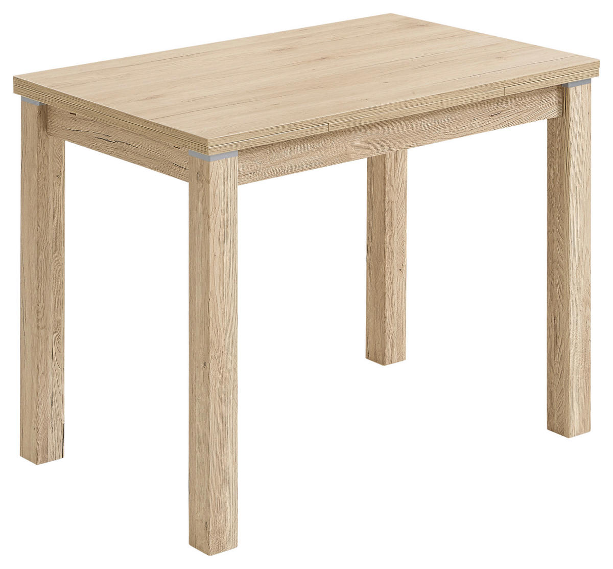 ESSTISCH in Holzwerkstoff 90-150/60/76 cm  - Eiche San Remo, Konventionell, Holzwerkstoff (90-150/60/76cm) - Valdera