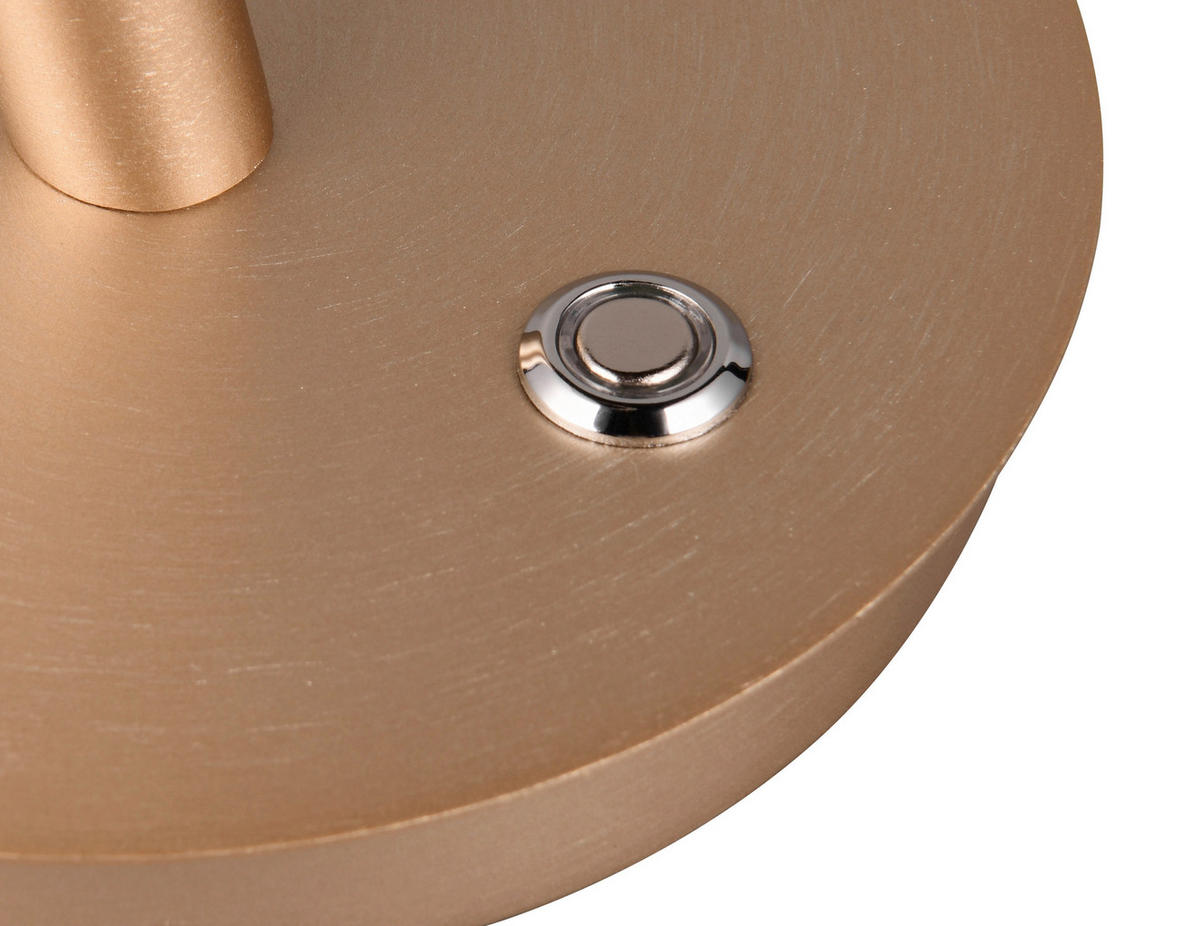 LED-TISCHLEUCHTE - Goldfarben, Design, Metall (30/56cm) - Trio Leuchten