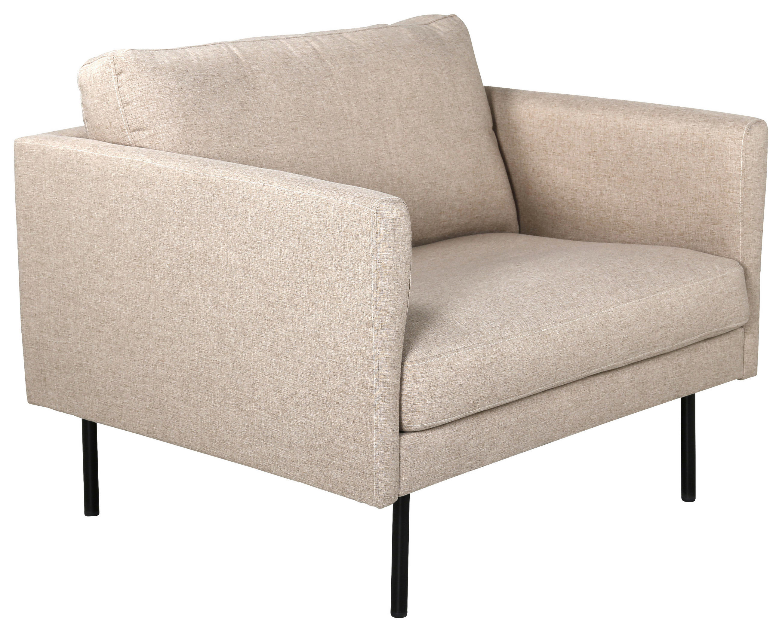 Livetastic Sessel Braun, Schwarz 95x80x84 cm