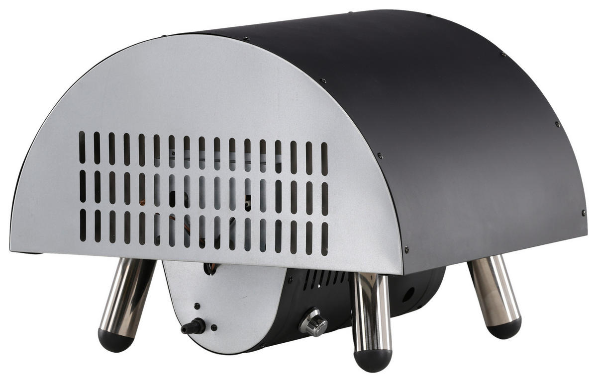 PIZZAOFEN  - Schwarz, KONVENTIONELL, Metall (52/39/49cm) - Gardenson