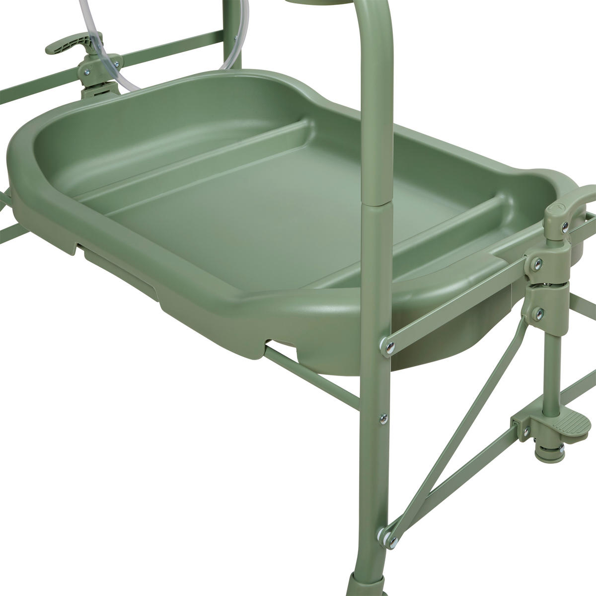 WICKEL- UND BADESTÄNDER Grün  - Grün, Basics, Holzwerkstoff/Kunststoff (81/108/51cm) - My Baby Lou
