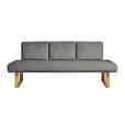 SITZBANK 209/92/78 cm  in Beige  - Eichefarben/Beige, Design, Holz/Textil (209/92/78cm) - Dieter Knoll