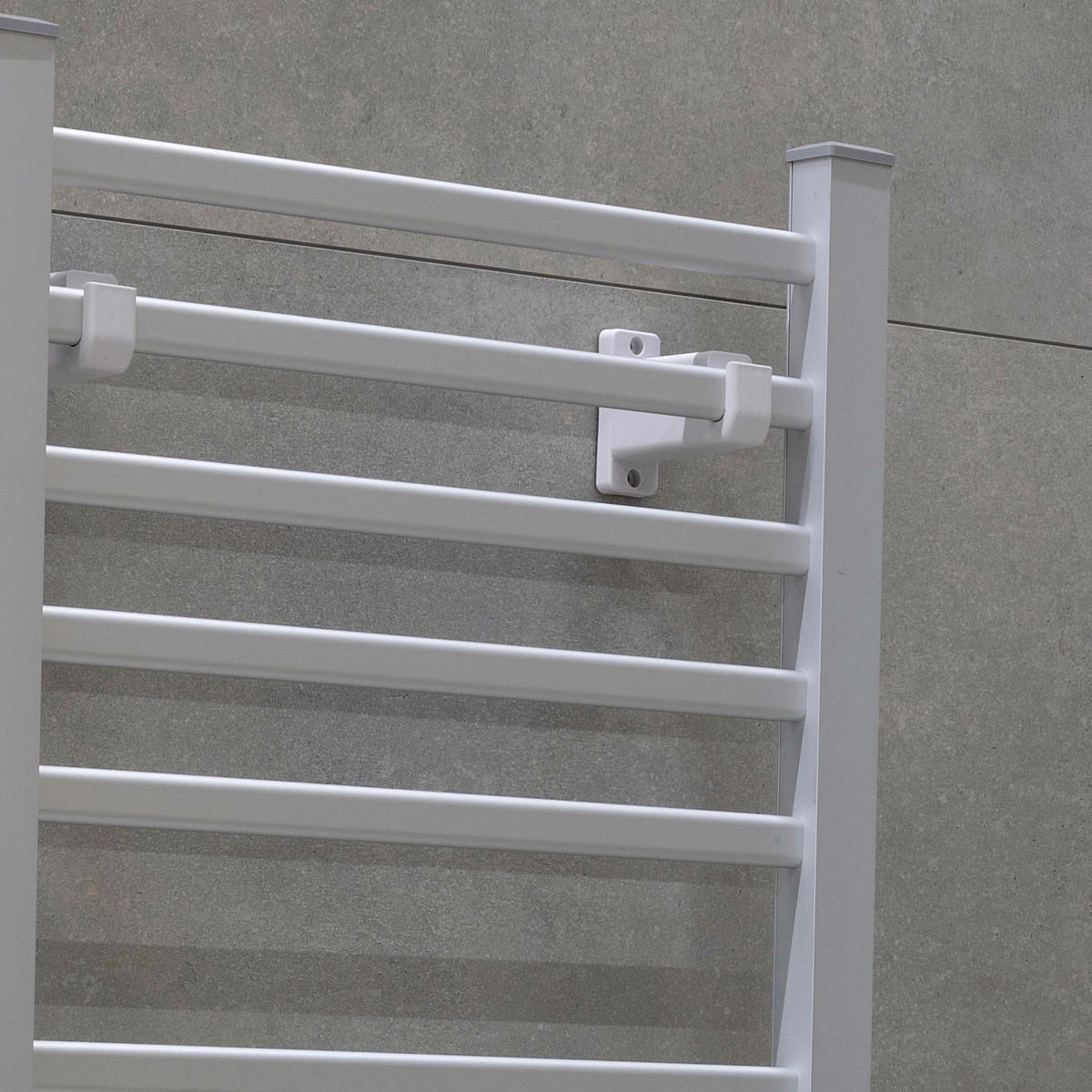 HANDTUCHTROCKNER Hellgrau  - Hellgrau, Basics, Metall (54/4,5/94cm) - Dirt Devil