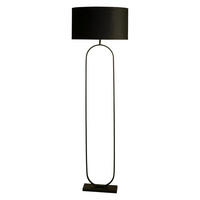 STEHLEUCHTE Modish 50/164 cm  - Schwarz/Bronzefarben, Design, Metall (50/164cm)