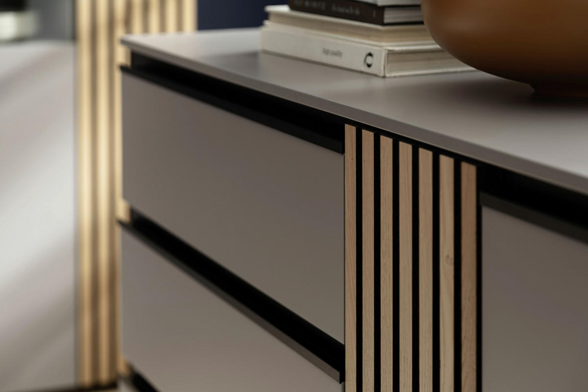 SIDEBOARD  in 167/92/45 cm  - Wildeiche/Greige, Design, Holz/Holzwerkstoff (167/92/45cm) - Moderano