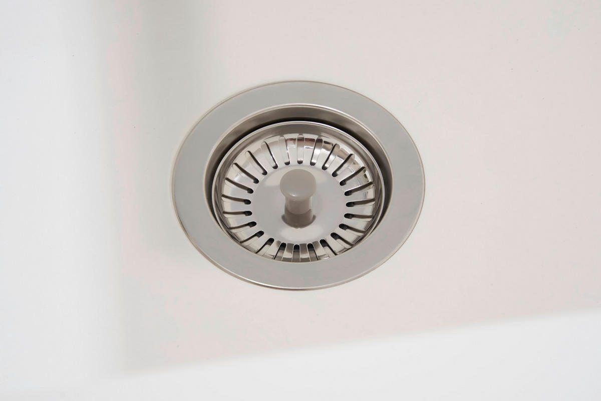 SPÜLE 1712DENVER86X50W  - Weiß, Trend, Glas/Kunststoff (86/20/50cm) - Respekta