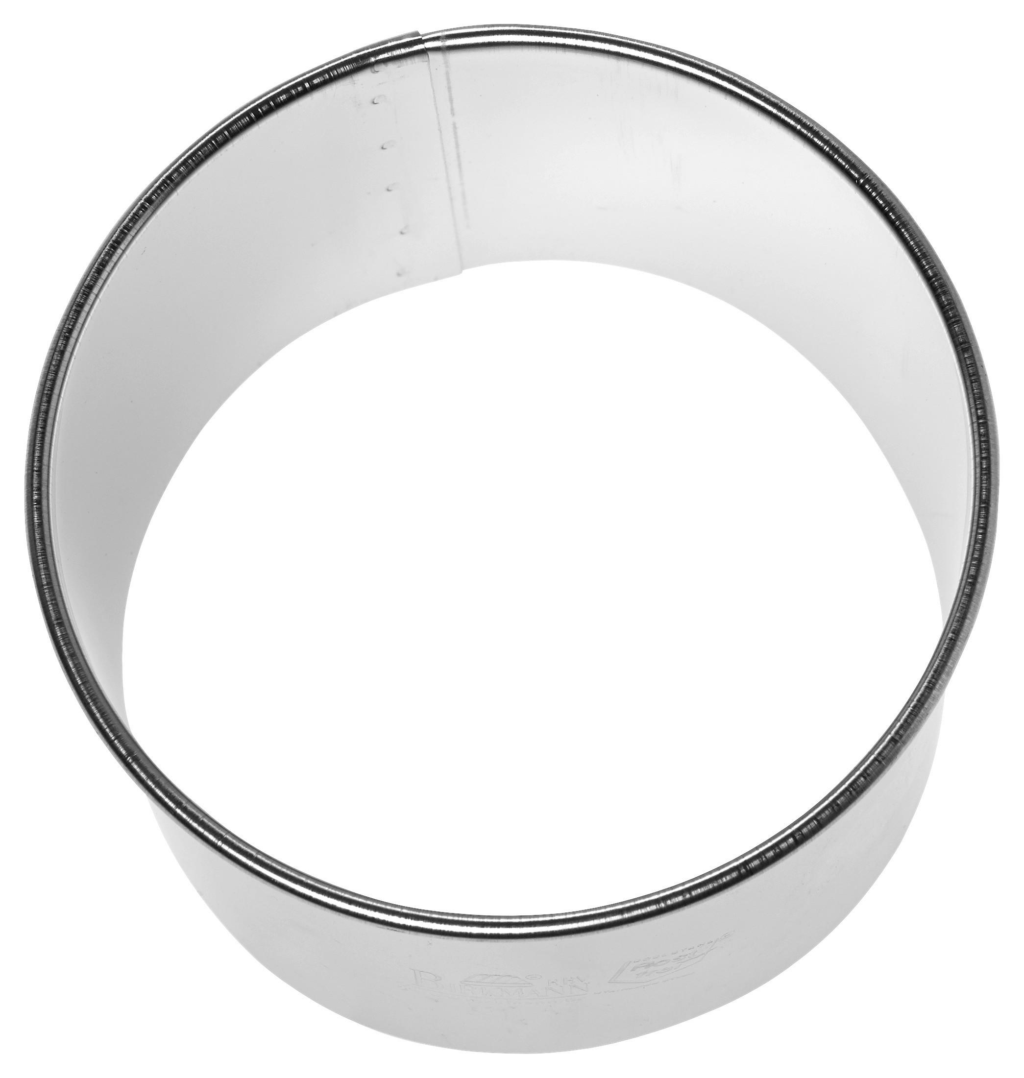 KEKSAUSSTECHFORM - Edelstahlfarben, Basics, Metall (8/8/4,5cm) - Birkmann