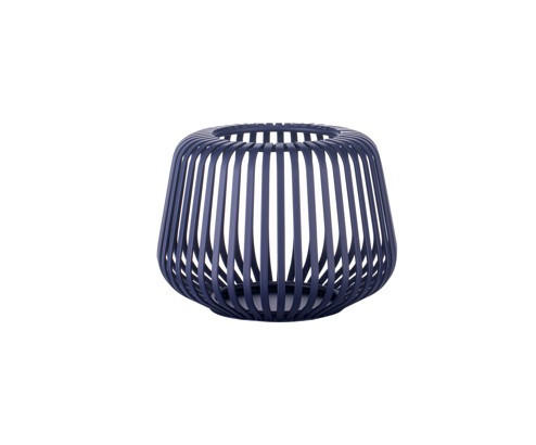 LATERNE - Blau, KONVENTIONELL, Metall (13,5/10cm) - Birkmann