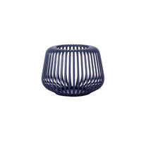 LATERNE - Blau, KONVENTIONELL, Metall (13,5/10cm) - Birkmann