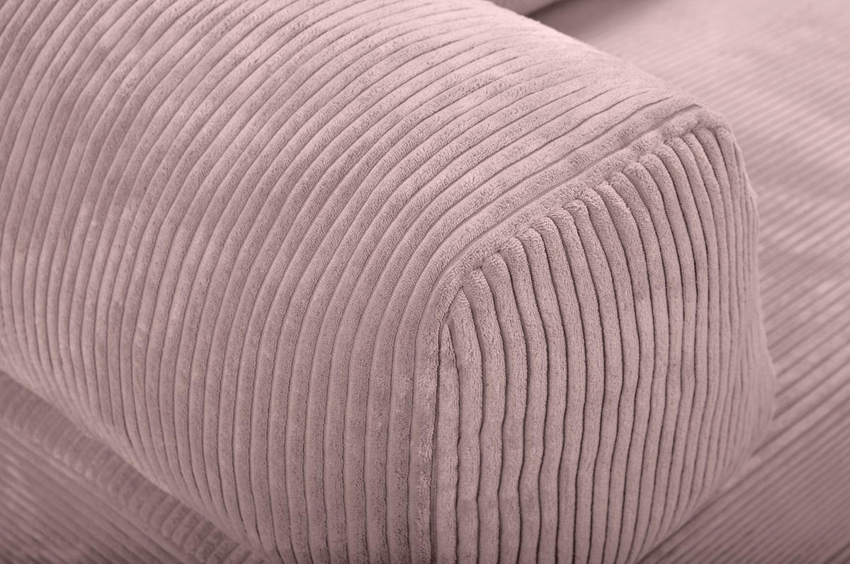 SCHLAFSOFA Cord Altrosa  - Altrosa, KONVENTIONELL, Textil/Metall (200/77/80cm) - Carryhome