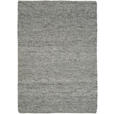 HANDWEBTEPPICH 170/240 cm Helsinki Graubraun rechteckig  - Graubraun, Basics, Textil (170/240cm) - Linea Natura