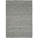 HANDWEBTEPPICH 70/140 cm Helsinki Graubraun rechteckig  - Graubraun, Basics, Textil (70/140cm) - Linea Natura