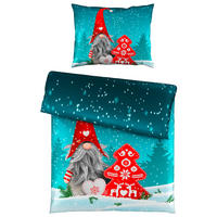 POSTEĽNÁ BIELIZEŇ, satén, petrolejová, 140/200 cm - petrolejová, Design, textil (140/200cm) - Novel