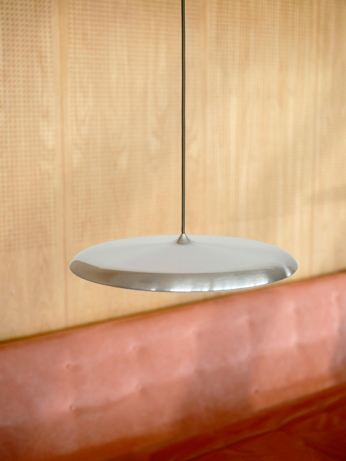 LED-HÄNGELEUCHTE 40/6 cm   - Edelstahlfarben, Design, Metall (40/6cm) - Nordlux