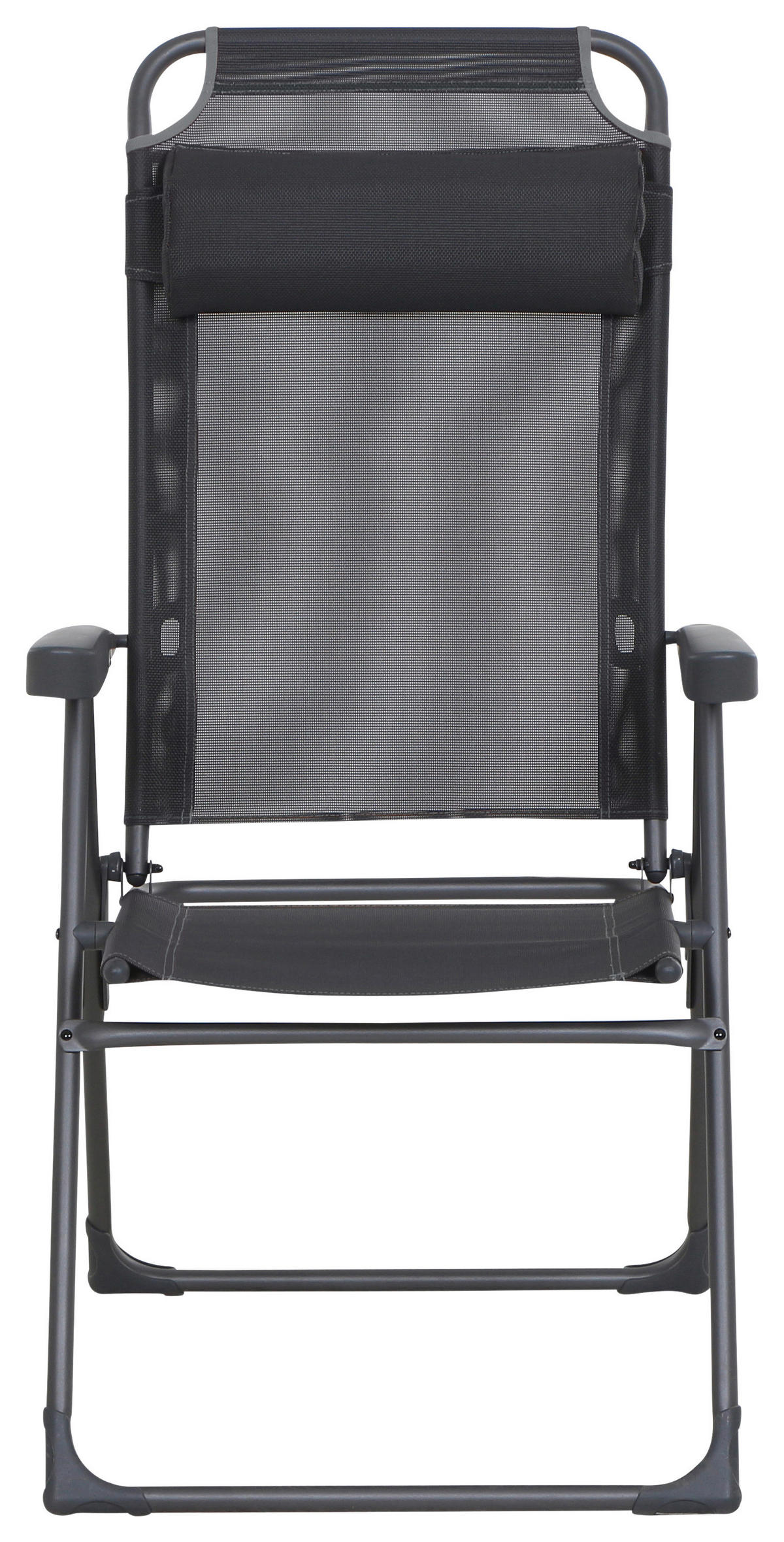 CAMPINGSESSEL - Anthrazit, KONVENTIONELL, Kunststoff/Textil (72/117/59cm) - Siena Garden