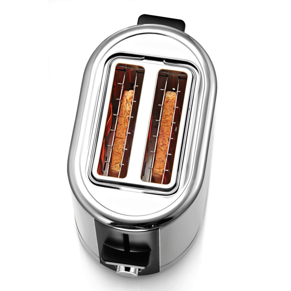 TOASTER  - Silberfarben/Schwarz, Design, Metall - WMF