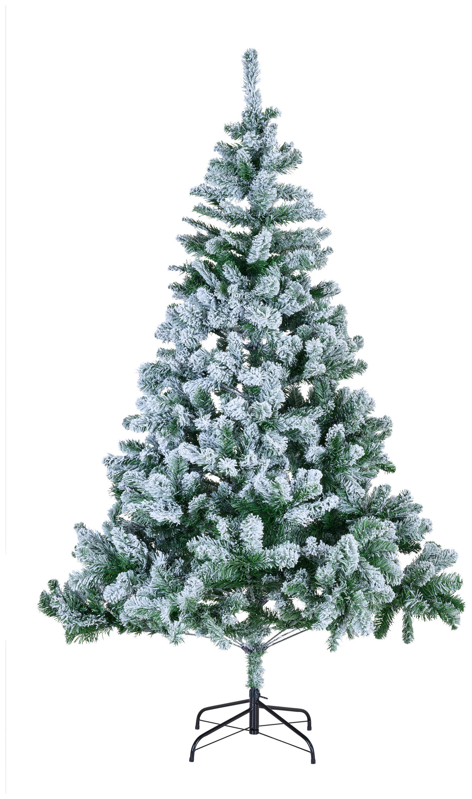 WEIHNACHTSBAUM 150 cm  - Weiss/Grün, Lifestyle, Kunststoff/Metall (97/150cm)