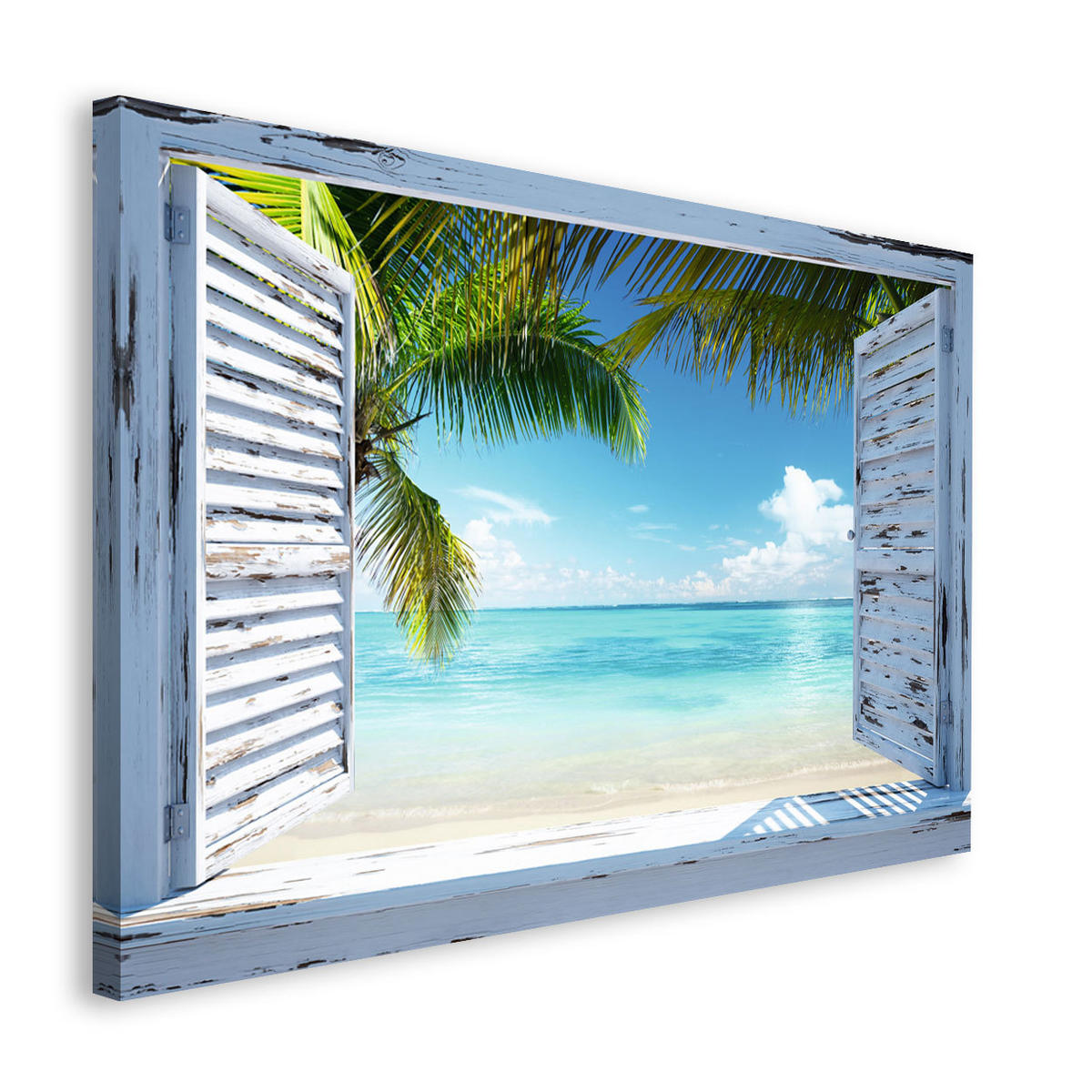 BILD Strand & Meer, Wasser  - Multicolor, Basics, Holz/Papier (70/118/2cm) - Reinders!