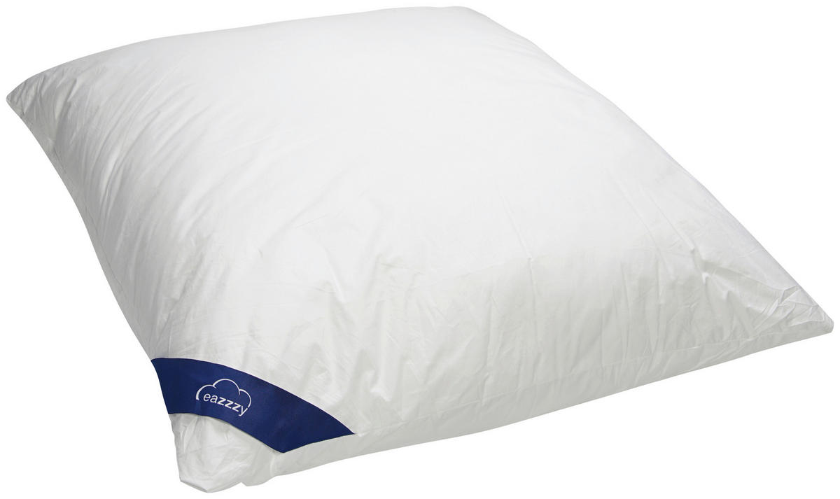 KOPFPOLSTER 80/80 cm  EaZzzy Kissen  - Weiß, Basics, Textil (80/80cm) - Genius