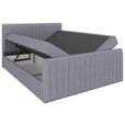 BOXBETT 160/200 cm  in Grau  - Schwarz/Grau, Basics, Kunststoff/Textil (160/200cm) - Carryhome
