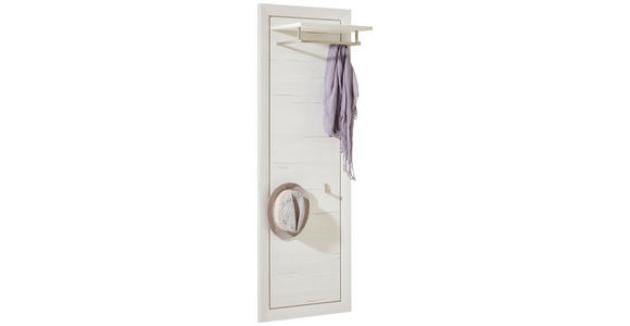 GARDEROBENPANEEL in 52/151,5/30 cm - Weiß, LIFESTYLE, Holzwerkstoff (52/151,5/30cm) - Hom`in
